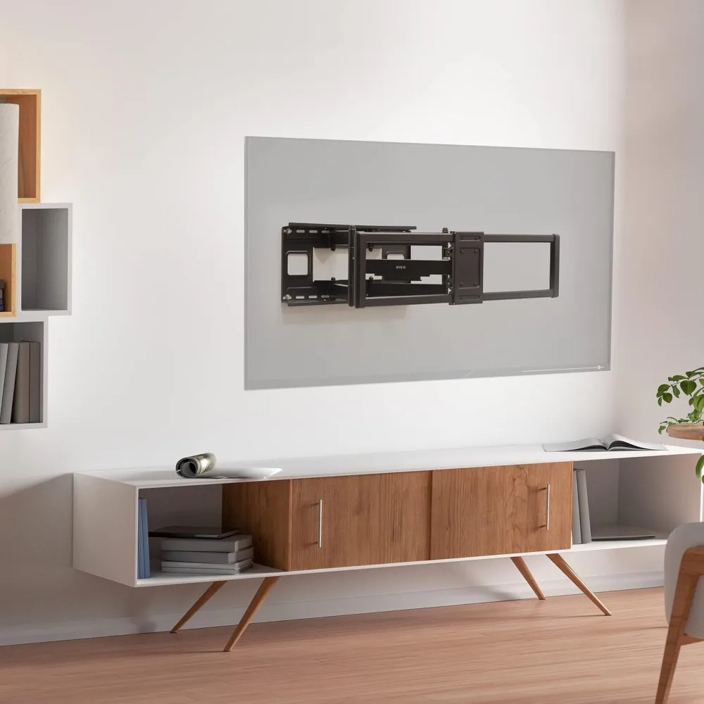 

Heavy Duty 60 to 120 inch Extra Large Screen TV Articulating Wall Mount for LCD LED Flat and Curved Screens