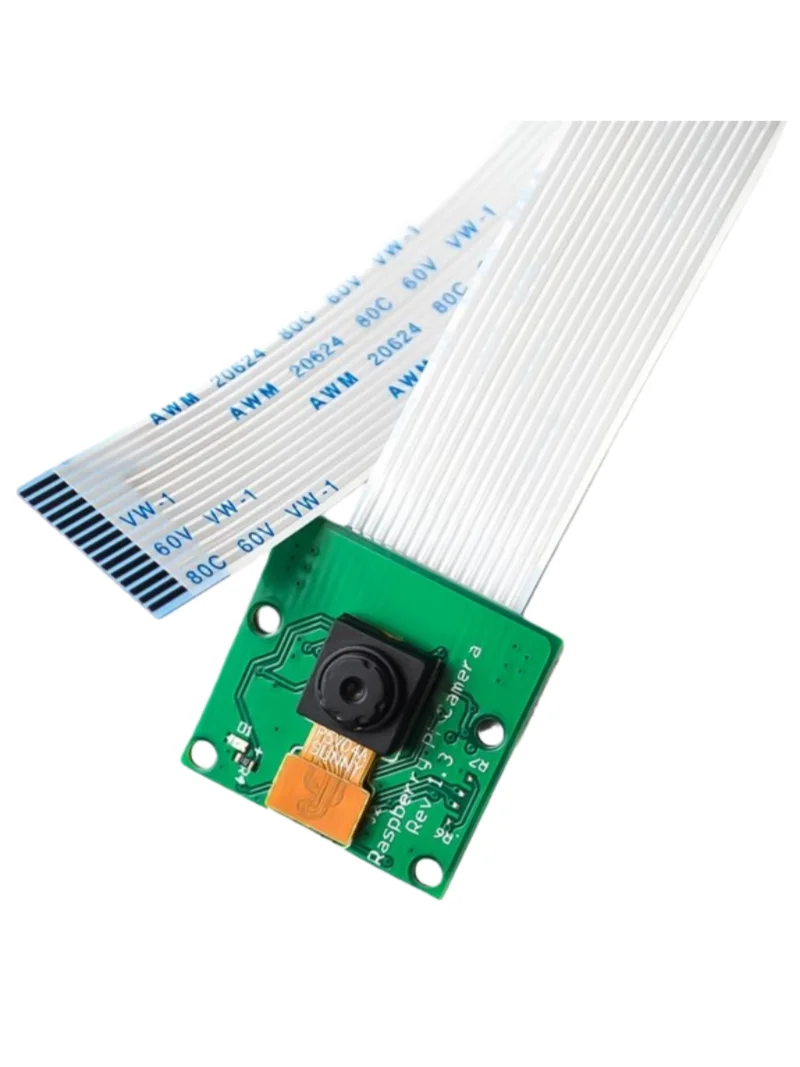 Raspberry Pi CSI interface cameramodule, 5 million pixels, 15cm flexible cable, supports 3rd generation B/2nd generation