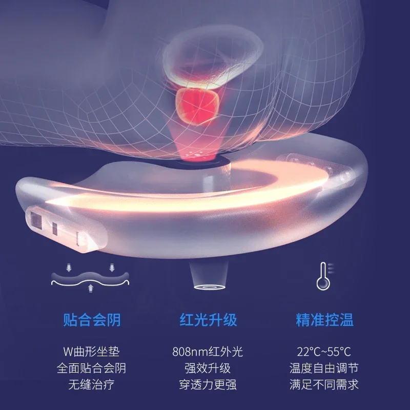 Shield Prostate Red Light Therapy Instrument Male Massager Household Chronic Hyperplasia Fat