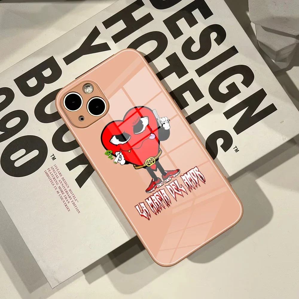 Mafia Of Love Red Heart Pattern Phone Case For Iphone15 14 12 13 Pro Max 11 13 Pro XS MAX 8 7 14promax Plus 2020 XR Phone Cover