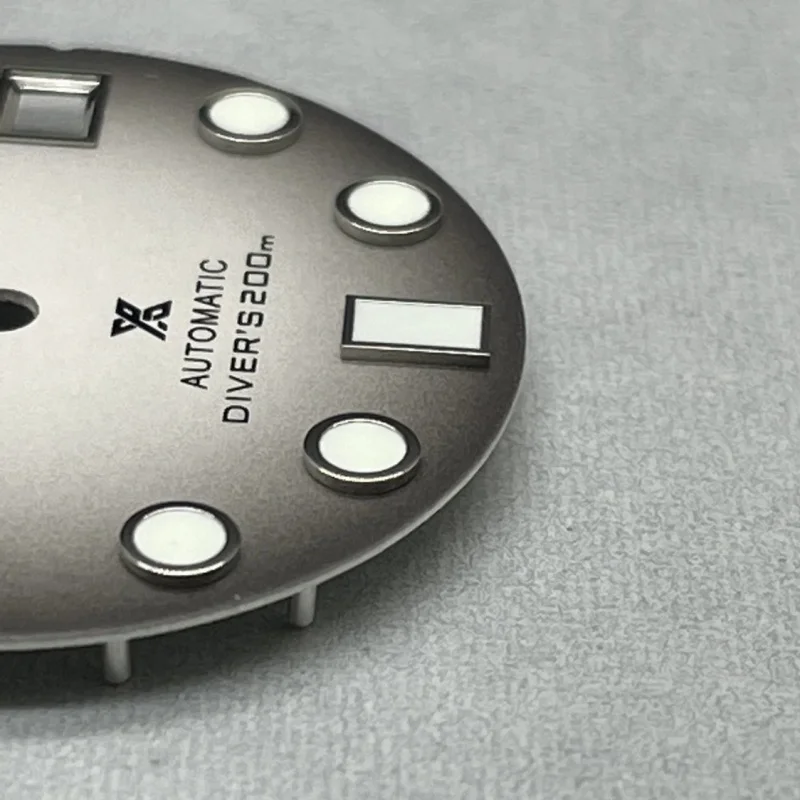 28,5 mm S-Markierung für japanisches NH35/NH36-Uhrwerk, grün leuchtend, Einzeldatum, Zubehör zur Modifikation des Zifferblatts