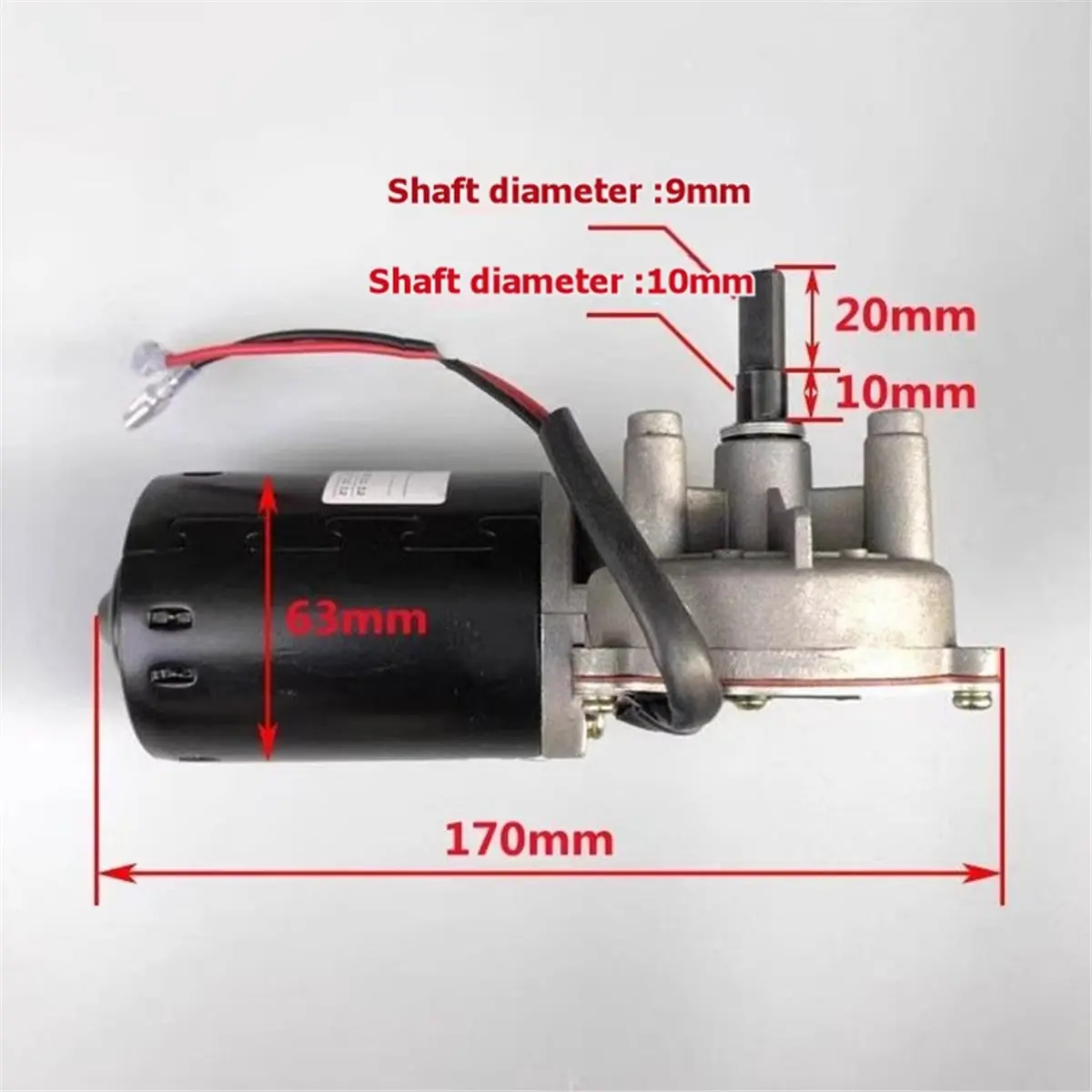 

DT35BG High Speed 60W 24V DC Worm Gear Motor with Reversible Self-Locking Feature
