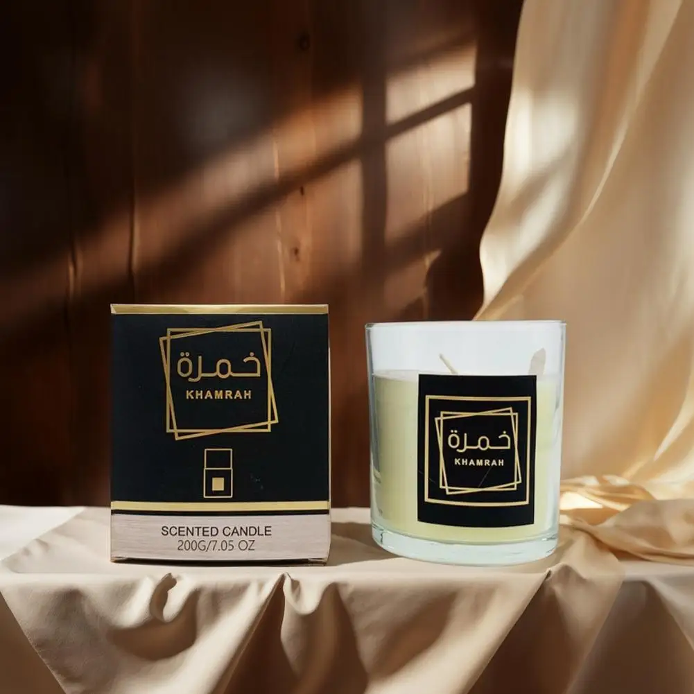 Arab Aromatherapy Candle Premium Gift Box Wax Smokeless Creative Aromatherapy Candle Companion Gift Fragrance Candle