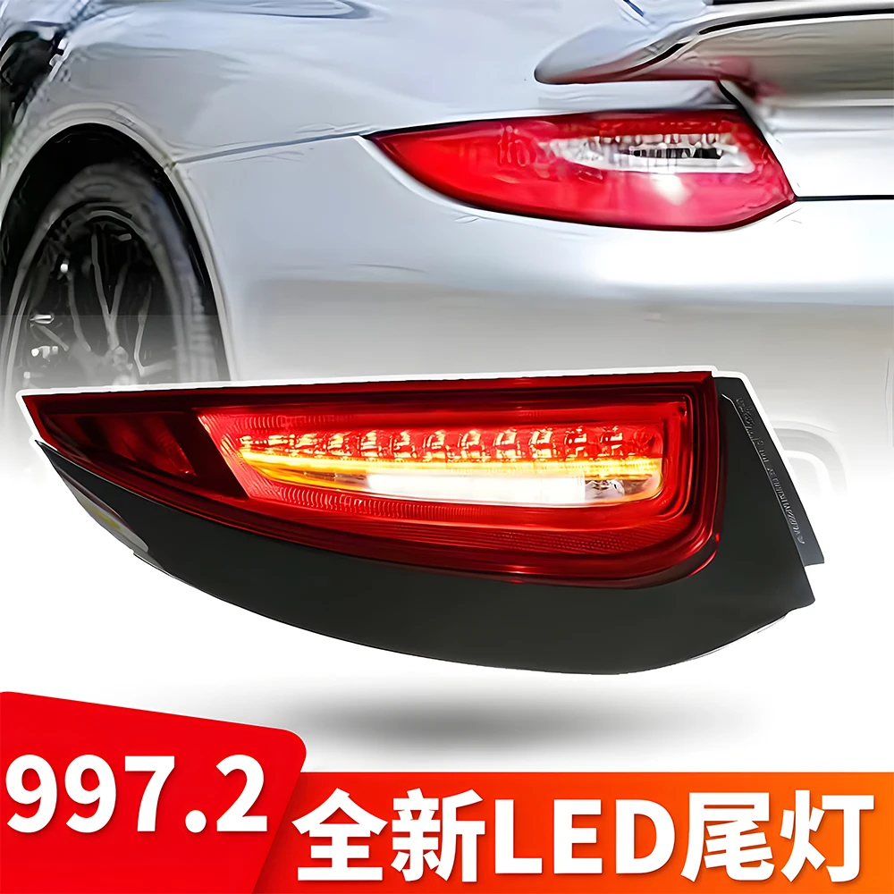 لبورشه 911 997.2 كاريرا S كابريوليه GT2 GT3 GTS Targa 4S 2008-2011 ترقية LED المصابيح الخلفية للسيارة أدوات التجميع الملحقات