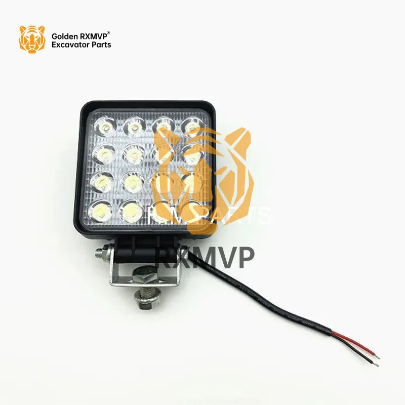 For 48w Headlamp Thickened Engineering Auxiliary Spot/flood Lamp Excavators Loaders Off-road Driving Light Excavator RXMVP