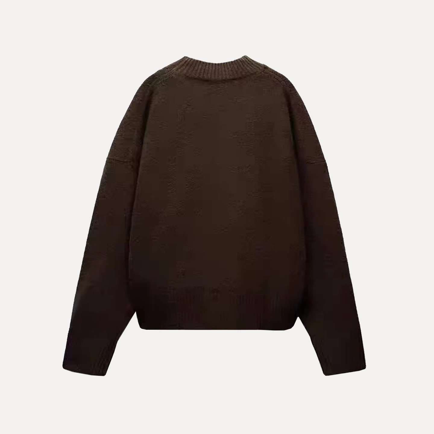 ملابس تريكو مريحة للنساء من Z بإبرة مسطحة وناعمة وقصة كلاسيكية وأكمام طويلة ورقبة دائرية من ألياف البوليستر وصلت حديثًا ...