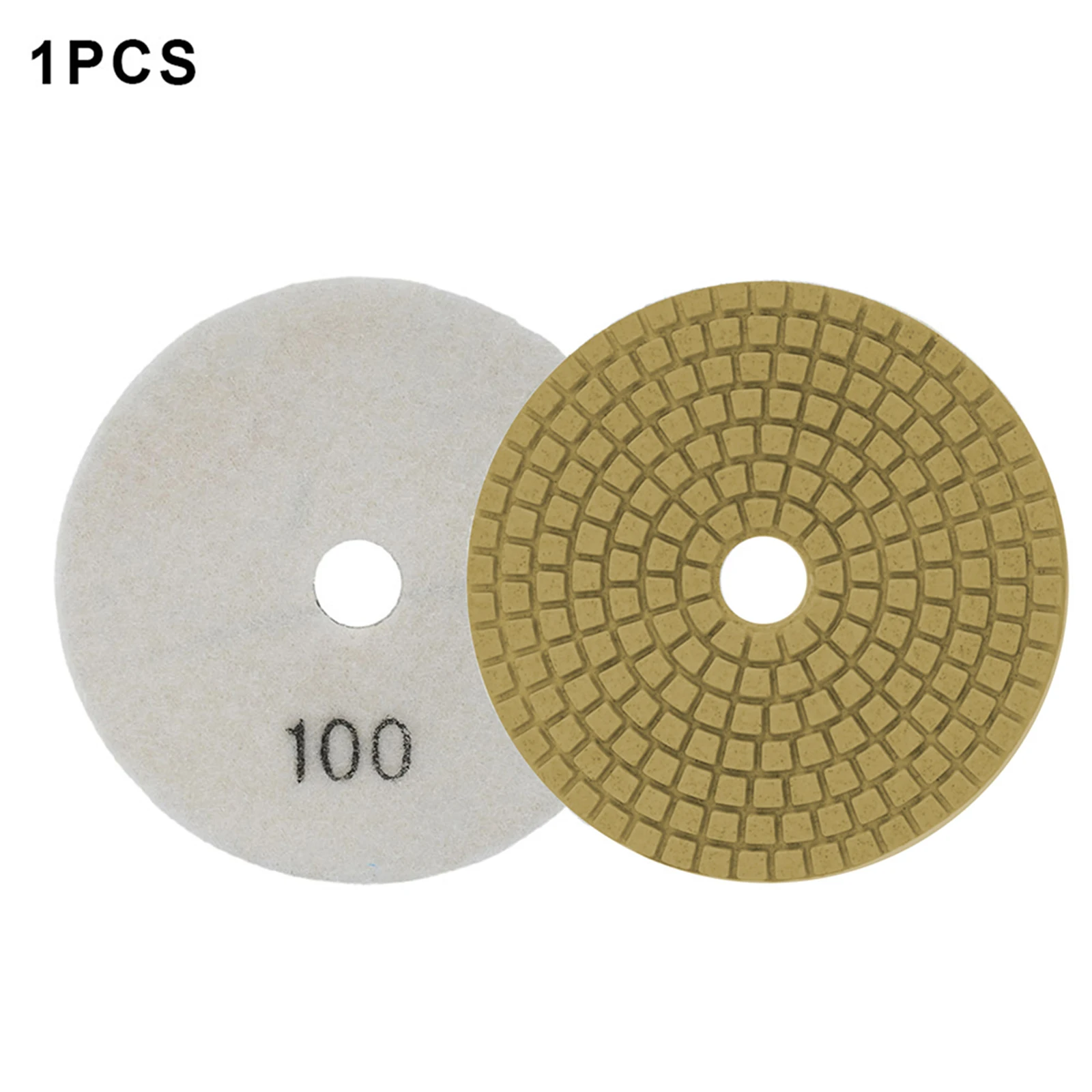 1 pz tampone per lucidatura diamantato 4 ''mola abrasiva a secco per granito cemento marmo pietra di vetro lucidatura smerigliatrice angolare