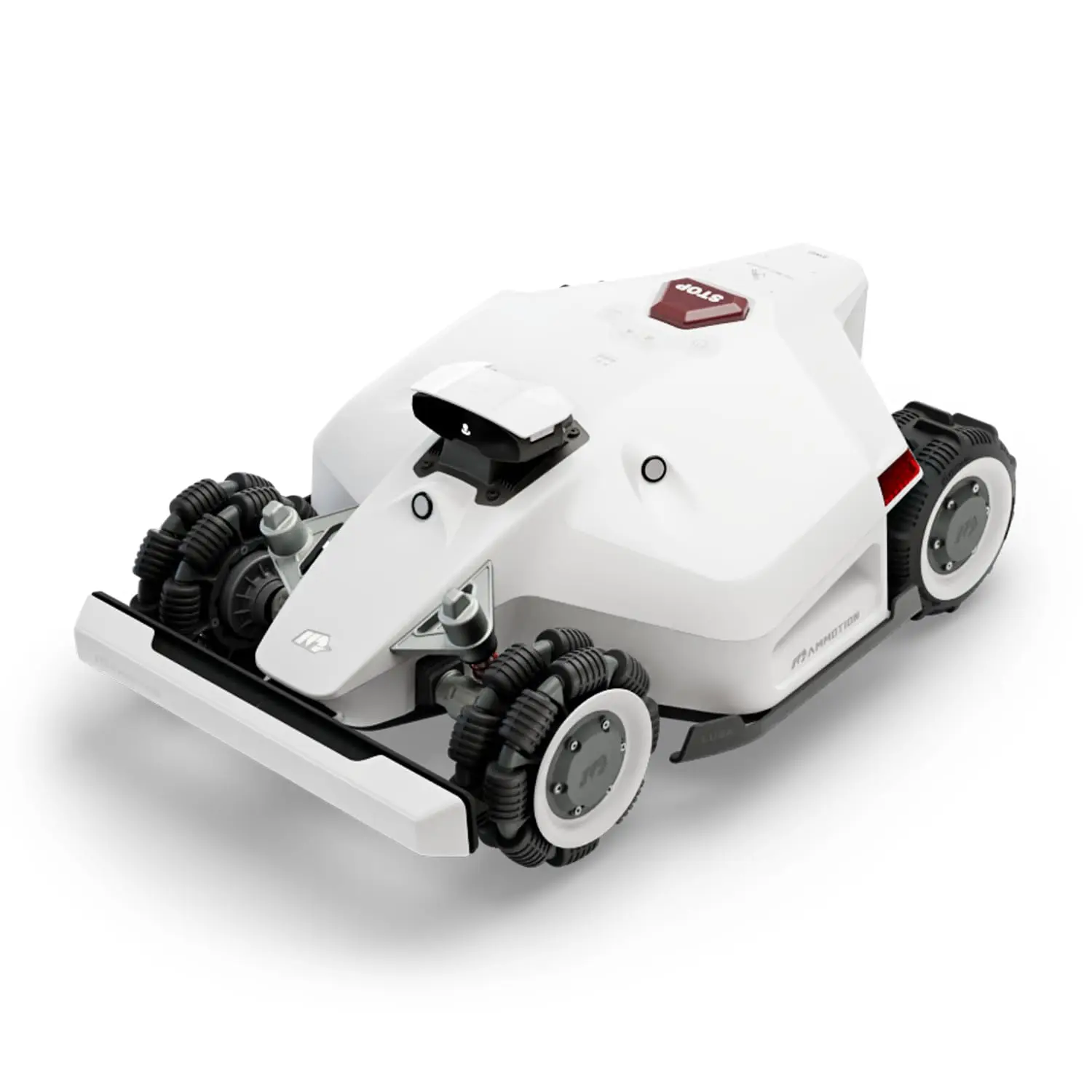 

100% luba 2 awd 5000 robot lawn mower, perimeter wire-free robot lawn mower, for 2.5 acres 80% slope, cutting heigh