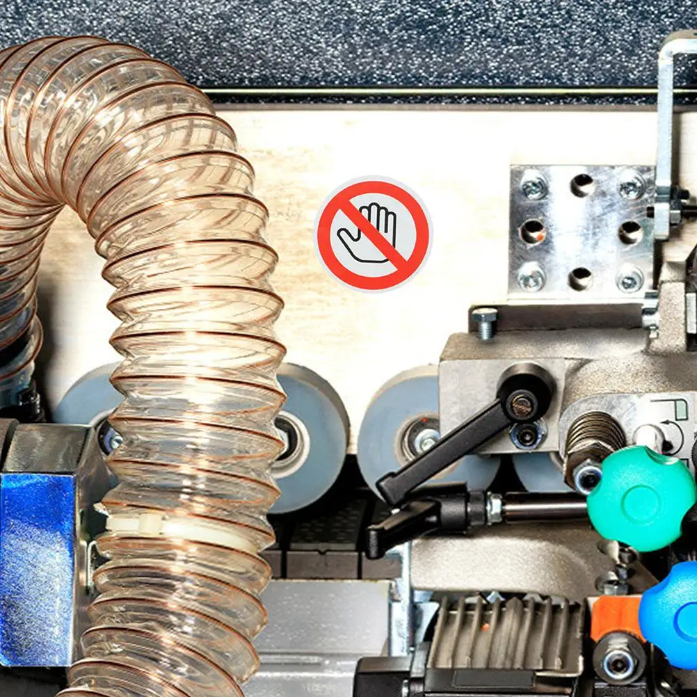 5 шт. DoNotTouchWarningSigns Диаметр 20 ммSafetyStickersForEquipmentFactoryWarehouseNoTouchLabelsAdhesiveVinylDecals