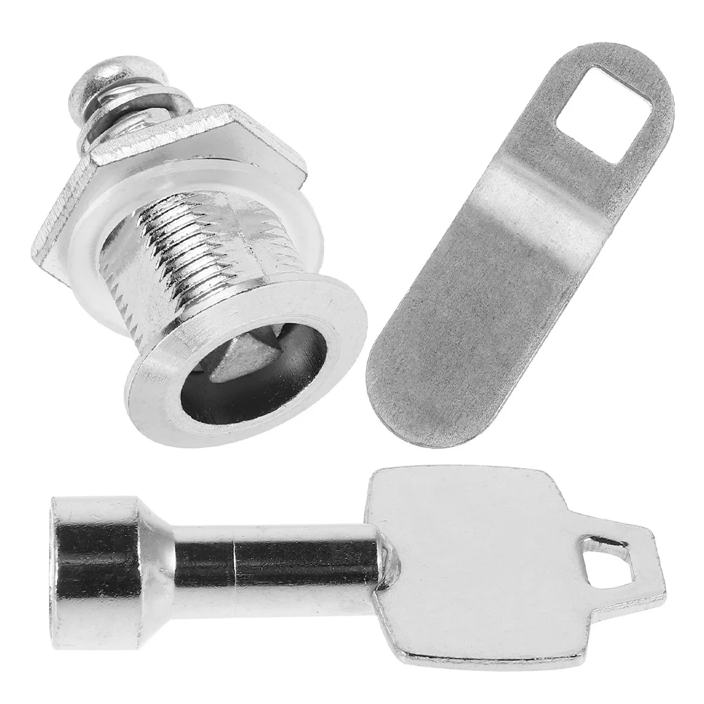 1Set Garbage Can Lock Triangular Security Key Durable Outdoor Trash Bin Lock Waste Bin Locking Tool Triangular Security Key