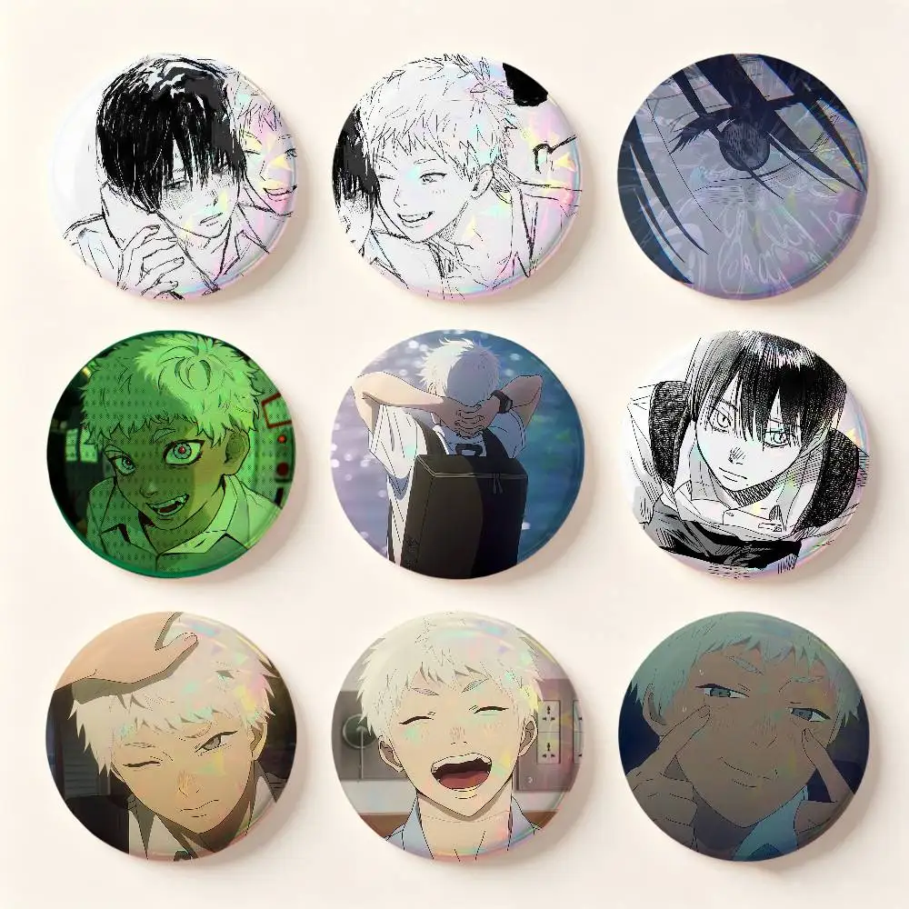 The S-Summer H-Hikaru Died Badges Button Round Creative Pin Brooch Badge Bag Decor Accessories Fans Collect Friends Gifts