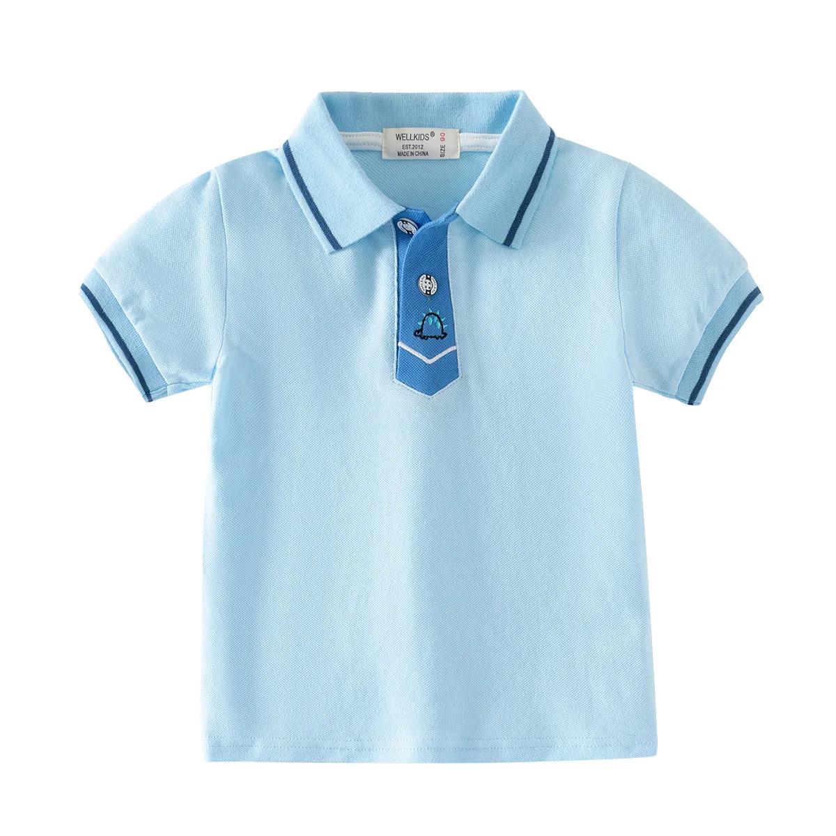 Summer Children Polo T-Shirts High Quality Boys Shirts Cotton Toddler Tees Kids Clothes