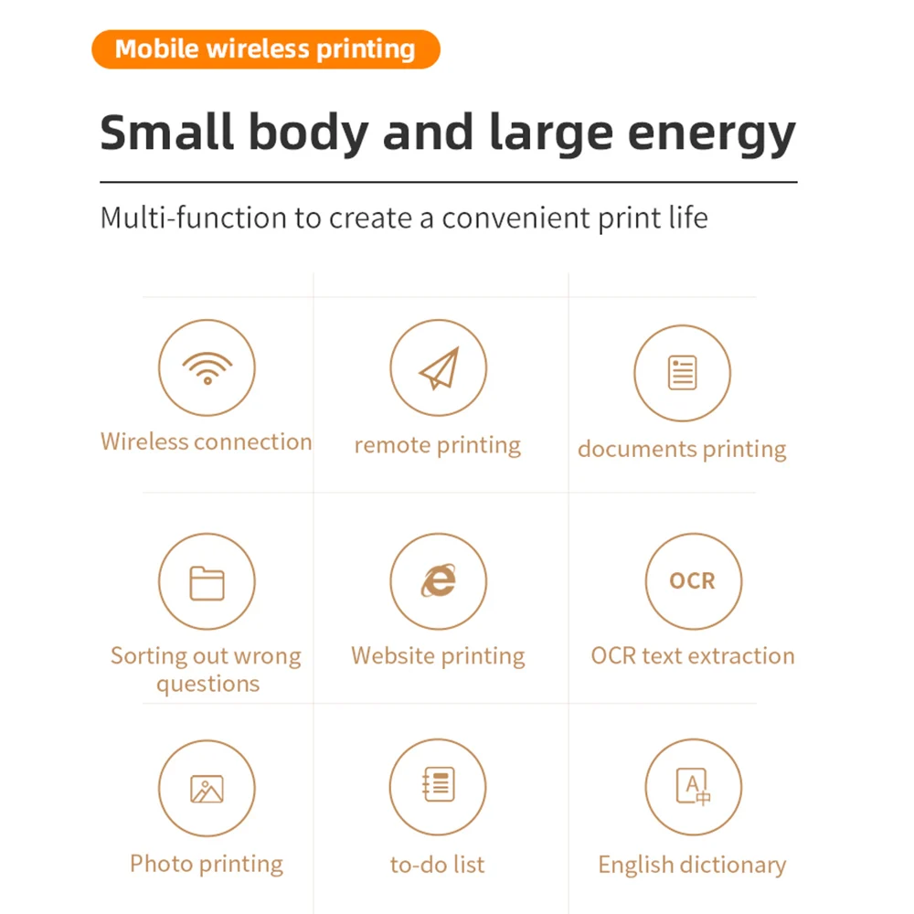 A4 przenośna drukarka papierowa X8 druk termiczny bezprzewodowy BT Connect kompatybilny w/OS i Android drukarka fotograficzna komórkowy obsługuje