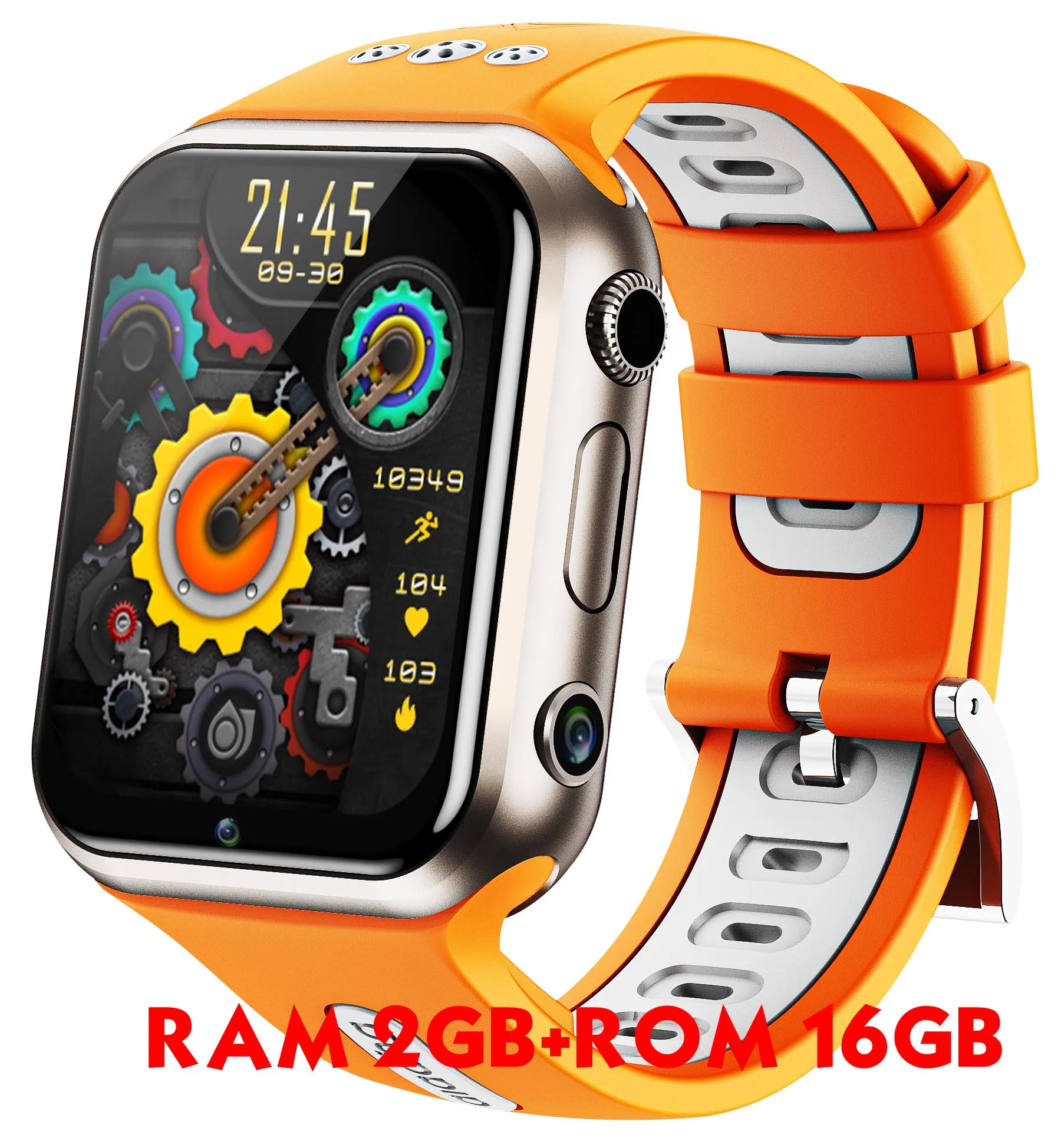 Jam tangan pintar Android 9.0 RAM 3GB ROM 32GB, Smart 4G GPS kamera musik pelajar anak gelang SOS Monitor jejak Lokasi jam tangan ponsel Google Play