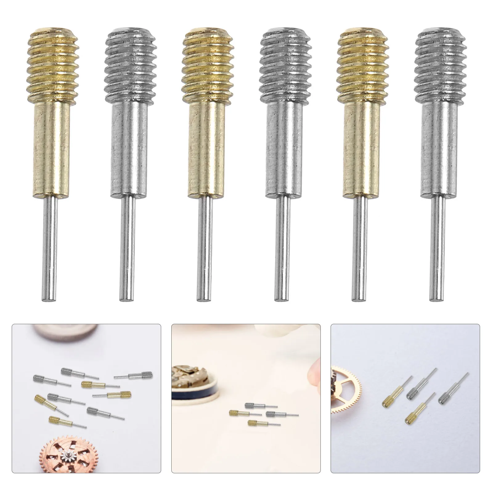 

30Pcs Watch Link Removal Tool Steel Needle Kit for Easy Watch Band Adjustment and Repair Durable Long Lasting Golden Silver