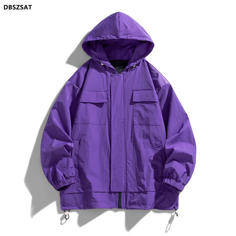 

Spring Autumn High Quality Thin Hooded Men's Women's Outdoor Parkas Two-pieces Set Men's Waterproof Windproof Jackets Warm Coats