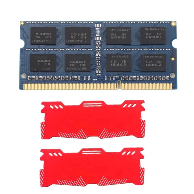 For SK Hynix 8GB DDR3 Laptop Ram Memory+Cooling Vest 2RX8 1333Mhz PC3-10600 204 Pins 1.35V SODIMM For Laptop Memory