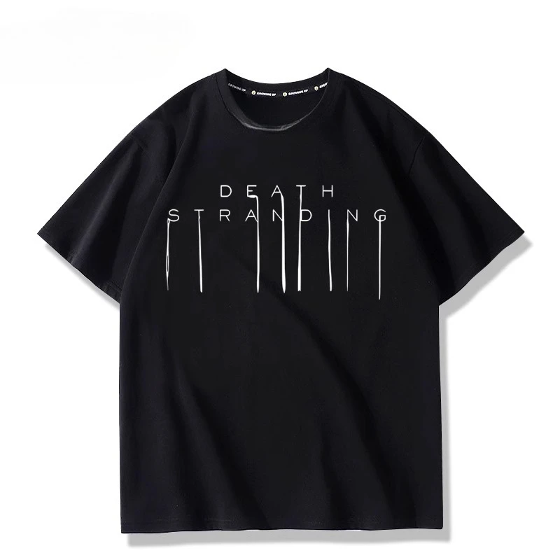 Game Death Stranding 2 Short Sleeve T Shirt Women Men Harajuku Tops Vintage Aesthetic Graphics Tshirt Cotton Tees Y2K Clothes