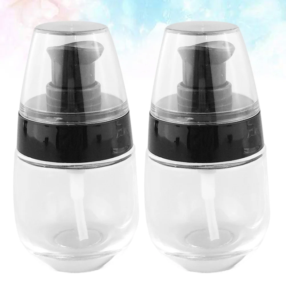 

2 PCS Travel Containers for Toiletries Storage Holder Pump Bottles Portable Dispenser