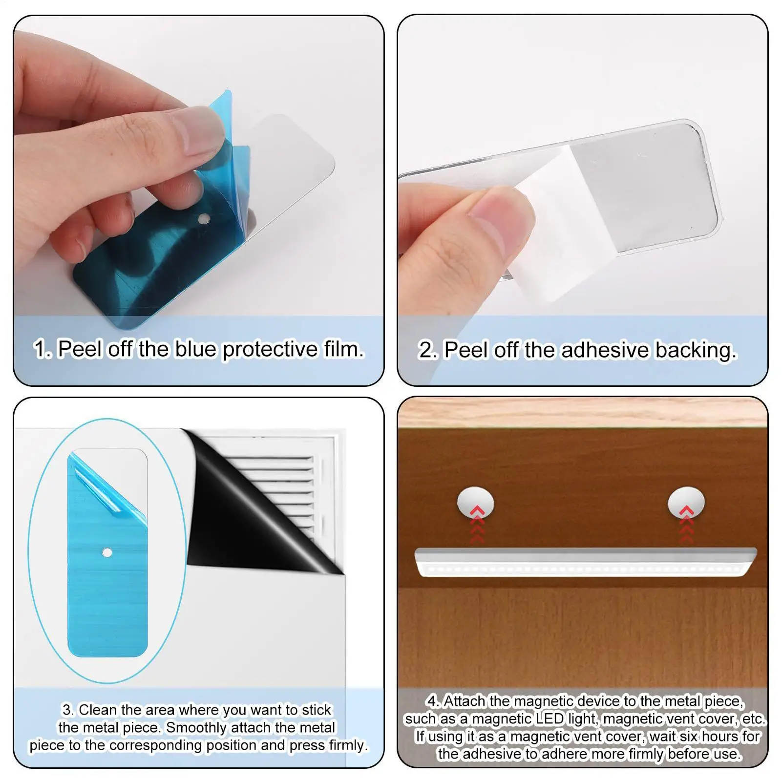 adhesive-metal-plate-24-pieces-round-square-rectangular-waterproof-adhesive-metal-sheets-for-mobile-phone-holder-cabinet-lights
