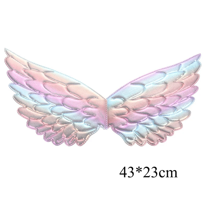 Cute Unicorn Theme Wings Rainbow Little Girls Angel Wings Baby Shower Kids Birthday Party Decoration Prom Performance Cosplay