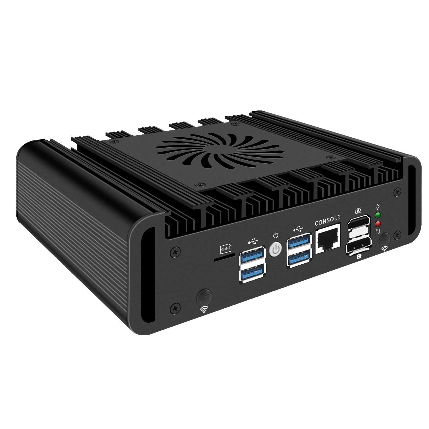 Soft Router Ultra 7-165H Meteor Lake Dual DDR5 6x2.5G LAN Firewall Appliance M.2 NVMe WiFi5 4K HD DP Windows11 Desktop Computer
