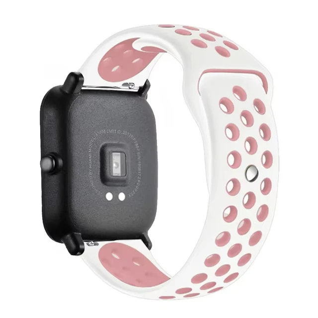 20mm/22mm Silicone straps For Amazfit GTS 4/3/2/2e/4 Mini/GTR 4/3/3 Pro/2/2e strap Sport Bracelet Amazfit bip 6-5-3/u/s/pro band