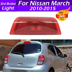 For Nissan March 2010 2011 2012 2013-2015 Car Rear Additional Brake Light High Mount Lamp 3rd Brake Light Third Stop Brake Light