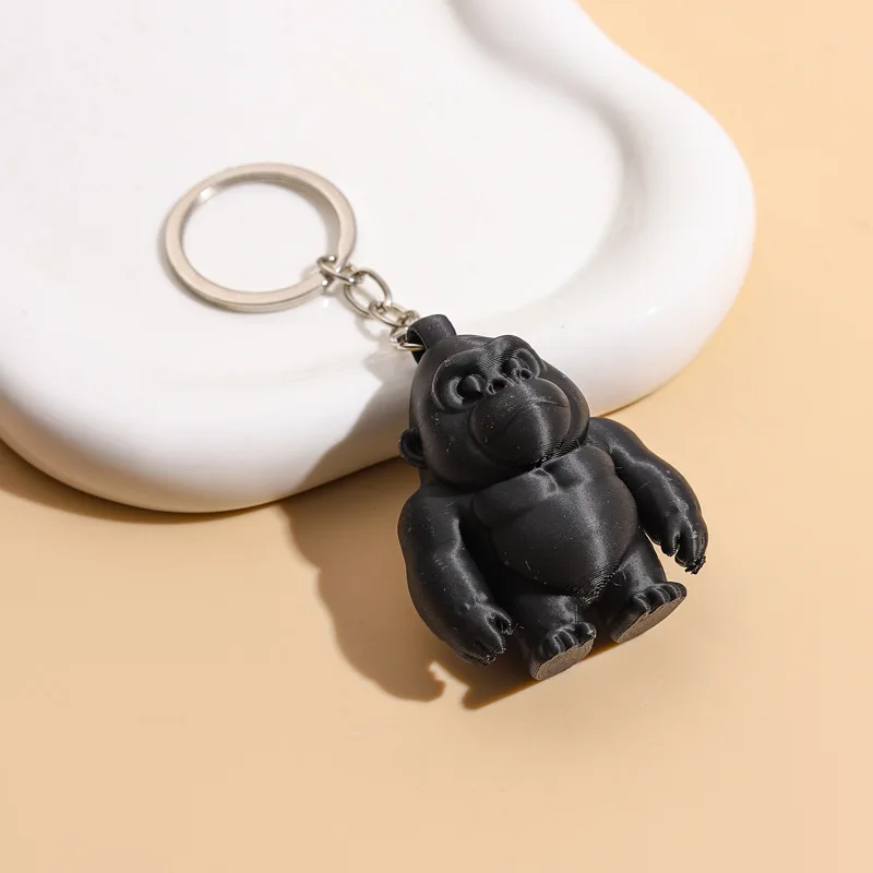 gorilla keychain Monkey Backpack Pendant Long Arm Animal Bag Pendants Key Ring Decoration Adult Child Birthday Gifts