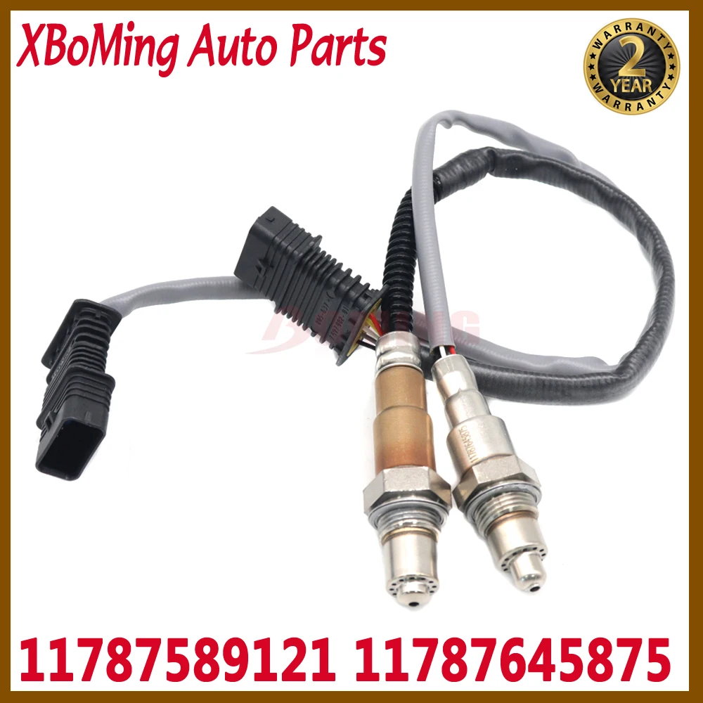 2PCS 11787589121 11787645875 Upstream&Downstream O2 Oxygen Lambda Sensor For BMW X4 X6 2016 0258027029