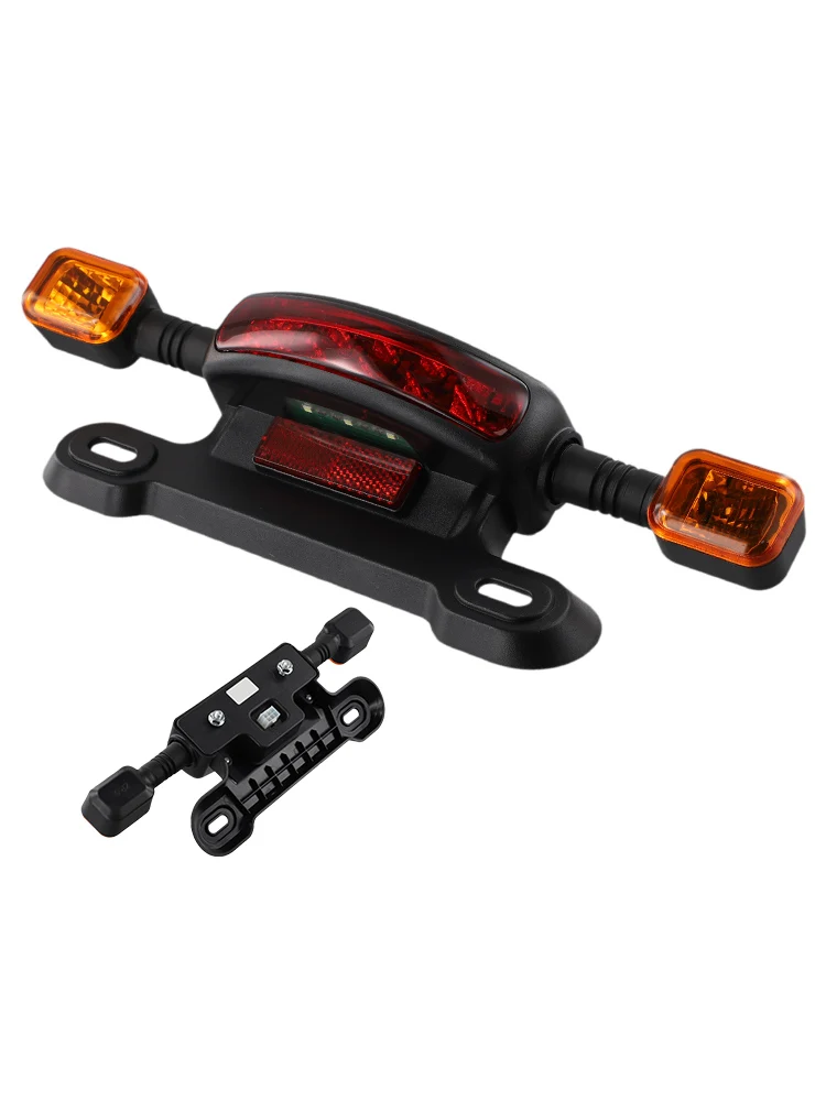 Electric Bicycle Brake Light Driving Light Turn Signal Three-In-One 48/60/12V LED Cycling Accessories E-bike Tail Light Assembly