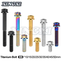 Xingxi Titanium Bolt M6 x10 15 20 25 30 35 40 45 50mm Torx T30 Head Flange Screw for Assembly of Bicycles And Motorcycles