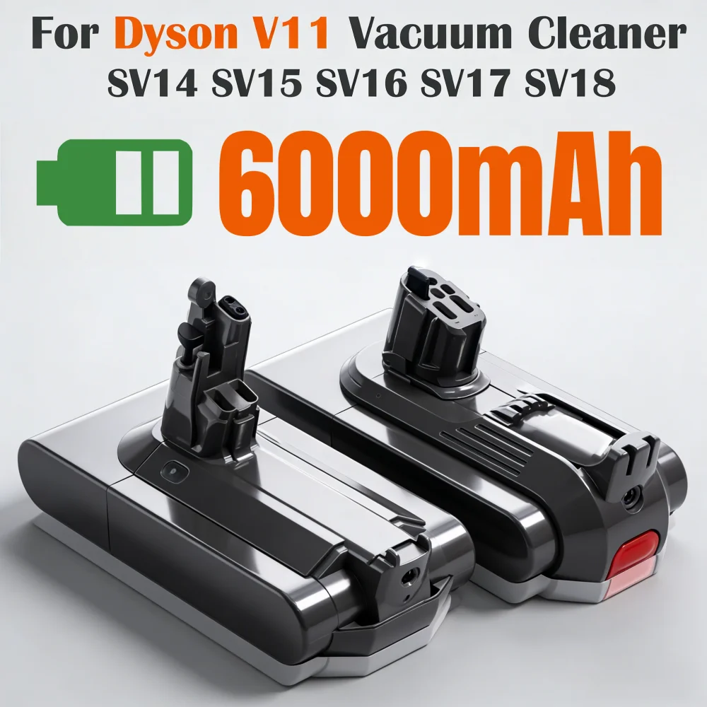 25.2v6/8Ah lithium Battery 25.2V for Dyson V11 Absolute Extra/Absolute/Animal V11-SV14,V11-SV15 SV16 SV17 cordless vacuum cleane