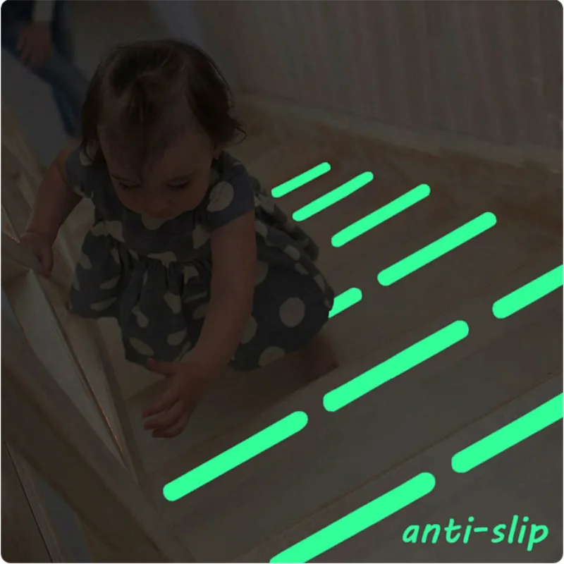 Anti Slip Strip Transparent Night Light Shower Sticker Self-adhesive And Detachable Sticker For Staircase Floor Anti Slip Tape