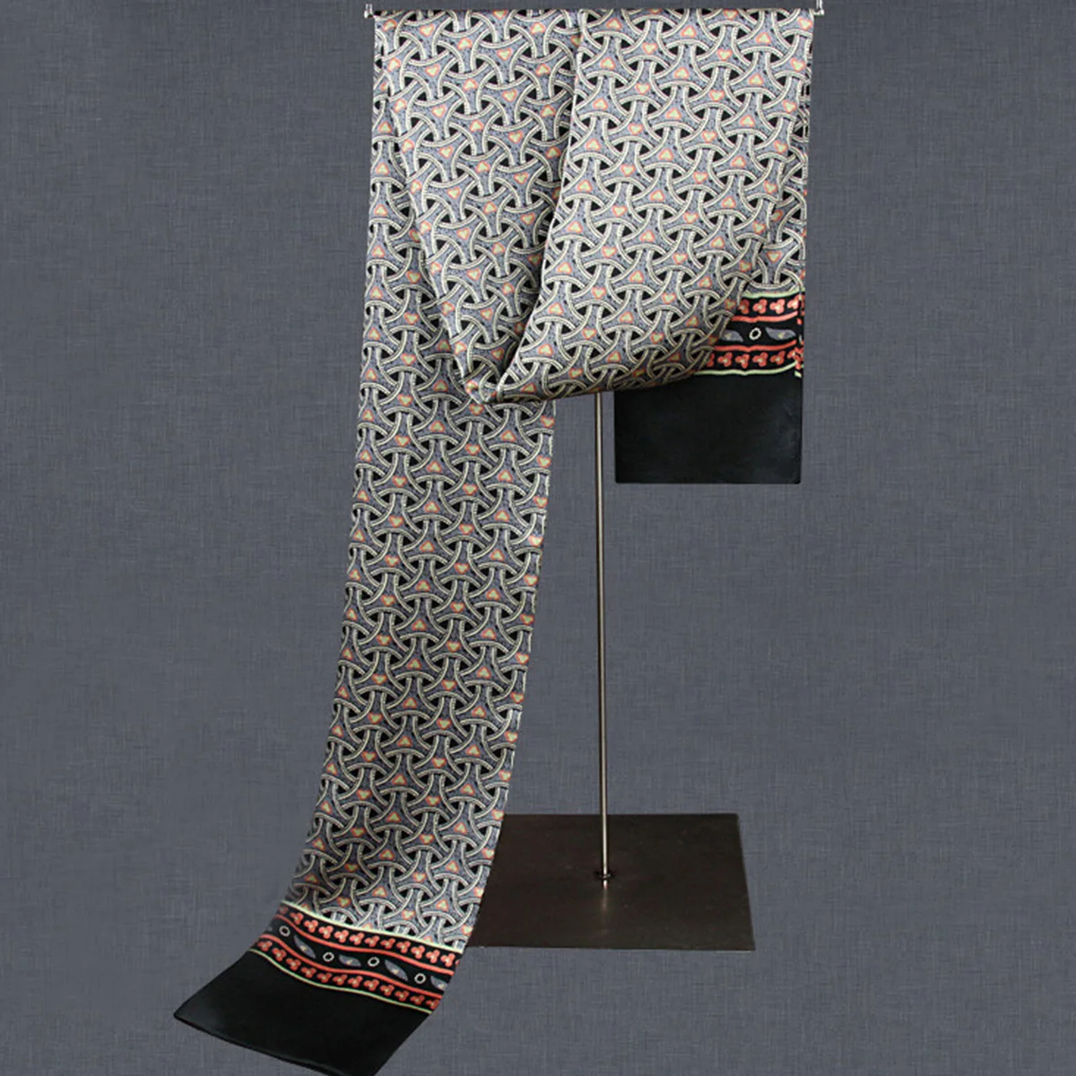 

Мужской шарф из чистого шелка шелковицы, Лидер продаж, натуральный шелковый квадратный шарф 100, модный аксессуар FEIMANYUAN