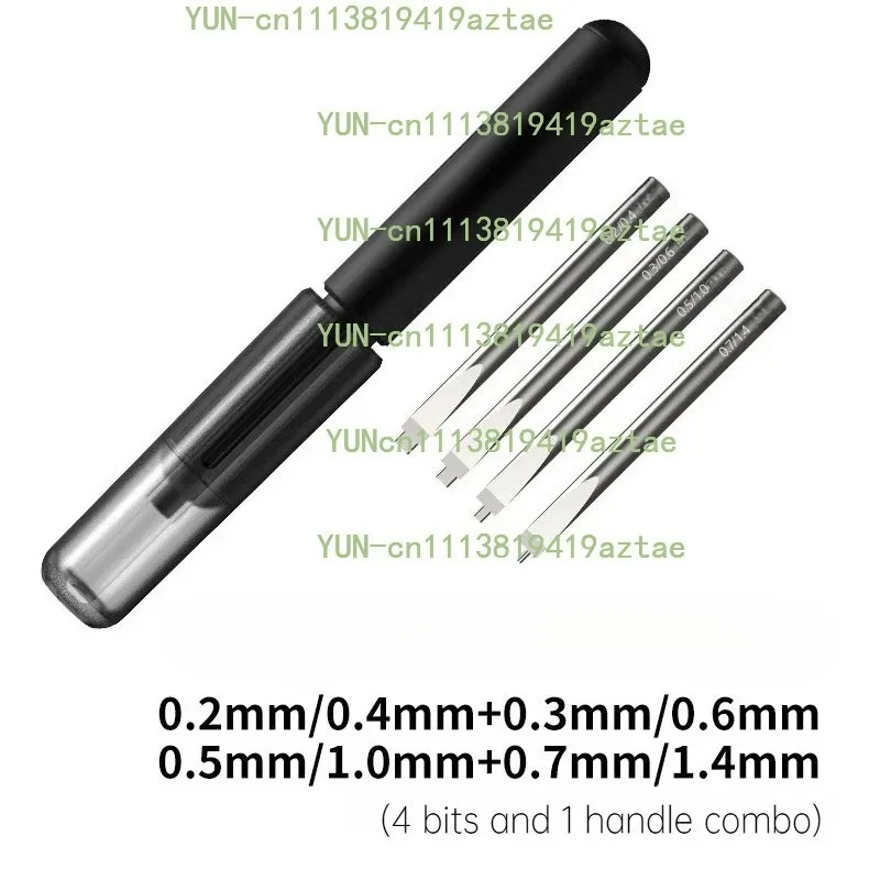Tungsten Steel Scraper & Stepped Chisel Hobby Tool Set, for GK Resin Scale Model Building Processing