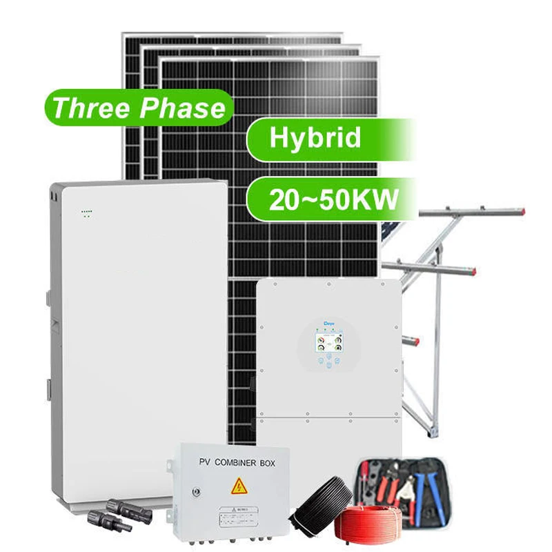 20000Watt 40Kw 50Kw Solar Panels Full House Solar Energy Storage Pv Hybrid System 20Kw Home Kit With Battery for Home
