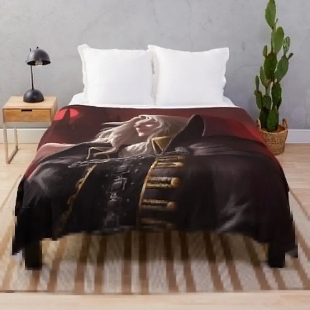 

Alucard Throw Blanket Plaid Sofa manga Blankets
