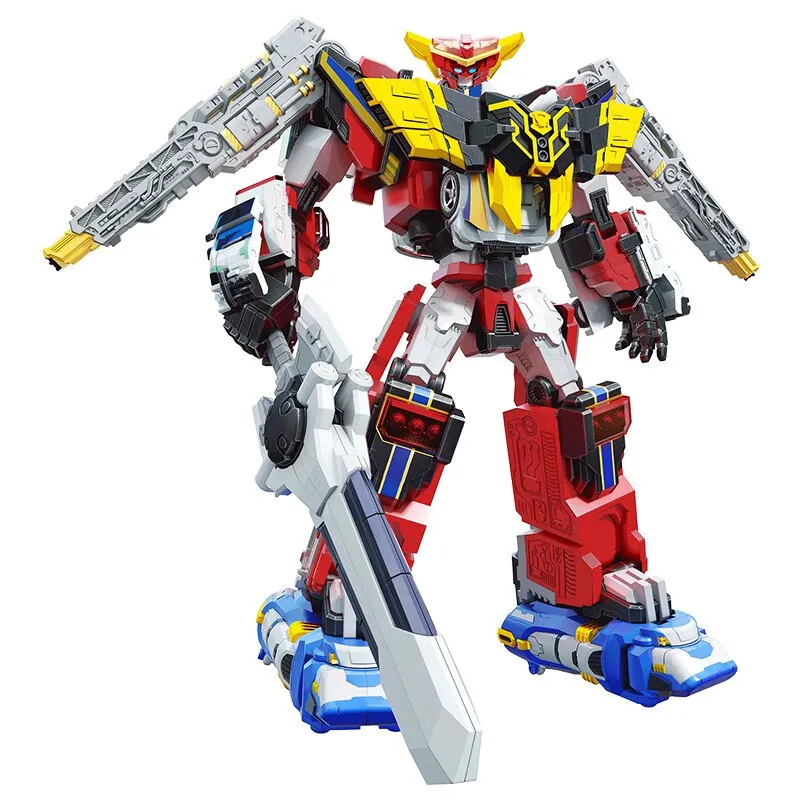 4 IN 1 Tobot V Gigant Saver Transformujący samochód w robota Zabawki Korea Cartoon Brothers Anime Tobot Transformacja Robot Zabawka Prezent