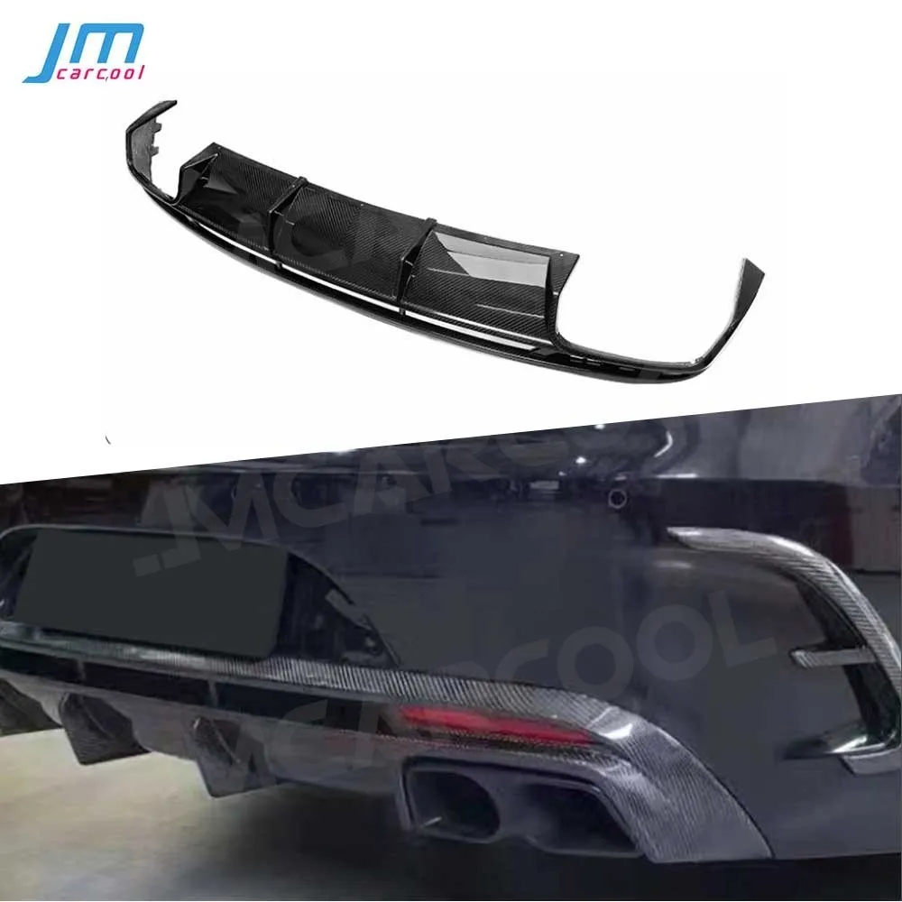 

Carbon Fiber Rear Bumper Diffuser Spoiler for Benz S Class W217 C217 S63 S65 For AMG Coupe 2014-2019 Back Bumper Guard Protector