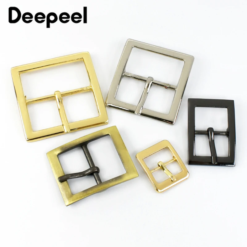 5/10Pcs 16-38mm Metal Pin Buckle Bag Strap Slider Adjustable Clasp for Leather Belt Shoes Clothes DIY Craft Hardware Accessories