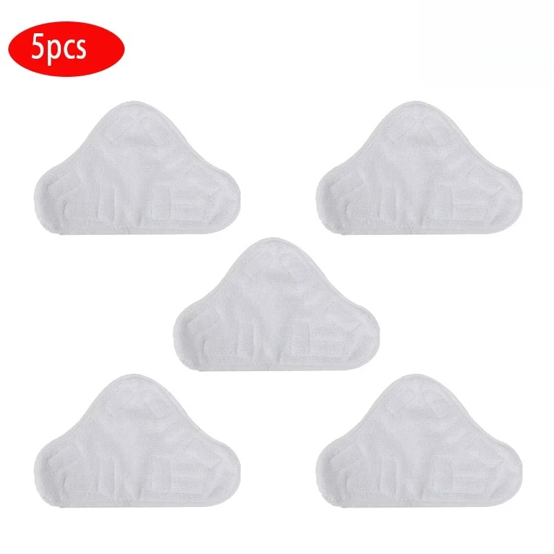 5PCS Shark Mop Pad Accessories Replacement For Shark H20 H2O X5 Triangle bonded Steam Cleaner Cloths
