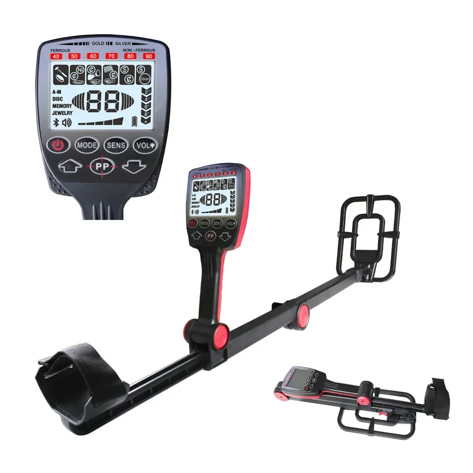 Underground Foldable Metal Detector Metal Detector Cover Adventure Treasure Hunting Equipment Archeology Pinpointing Gold Desert