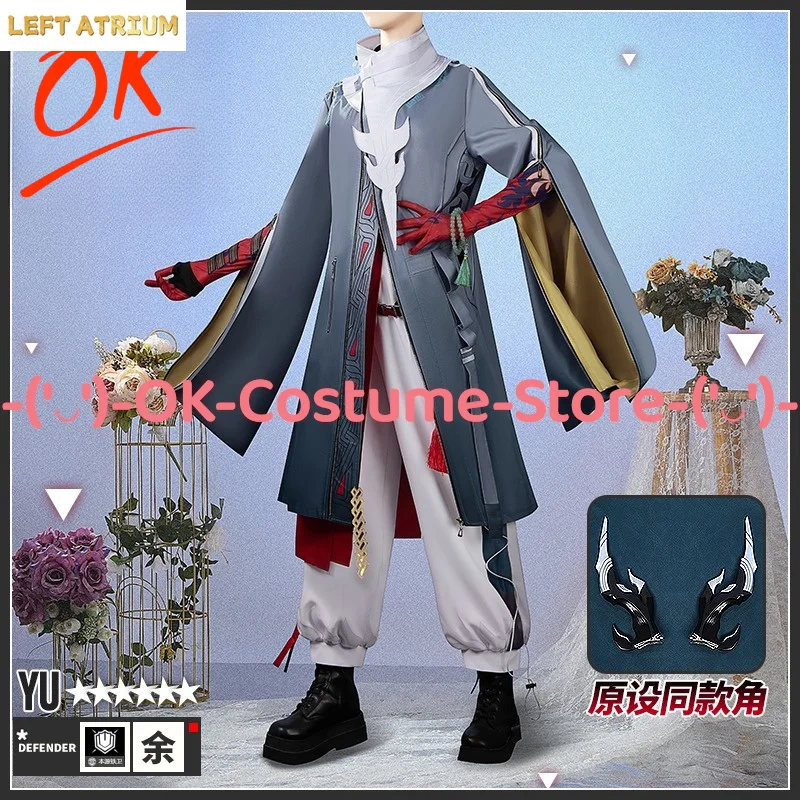 

[Customized Size] Arknights Yu Cosplay Costume Anime Game Character Outfit Halloween Carnival Party Uniform Suit