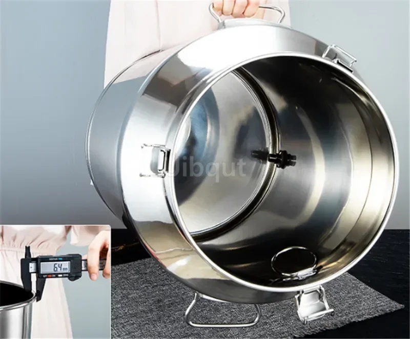 304 Stainless Steel Sealed Barrel Transport Tank Edible Oil Tank Peanut Oil Milk tea Wine Sealed Tank Brewing Fermentation