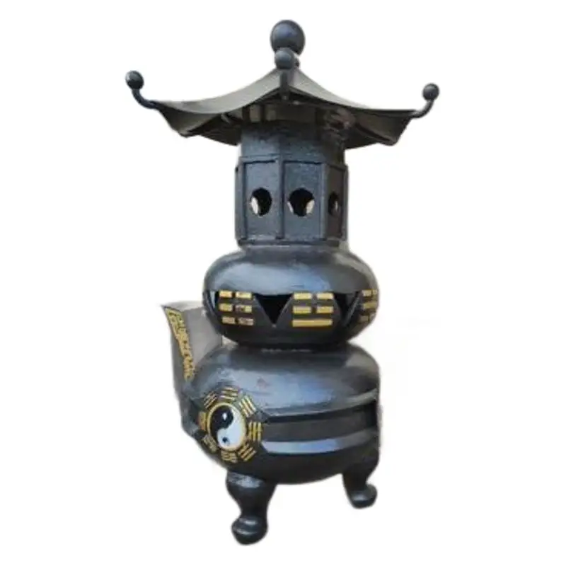 Forbidden City r Ding  Incense Burner Copper Flat Incense Burner Copper Baoding Brass Incense Burner Pure Copper