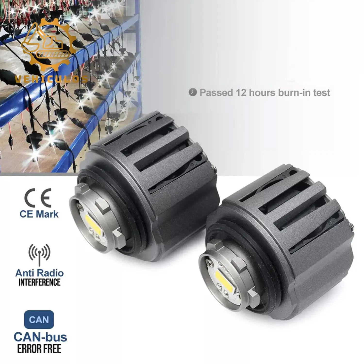 

2X L1/L1B светодиодный передний противотуманный фонарь 52 Вт желтый Canbus для Toyota C-HR Highlander Corolla RAV4 Honda Civic Accord CR-V