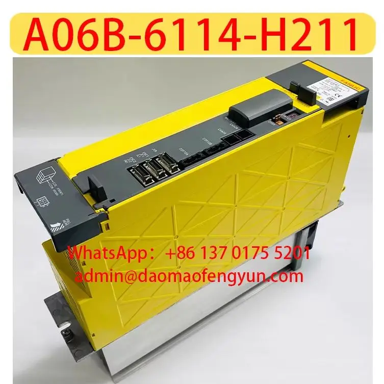 Used A06B-6114-H211 Drive Servo Amplifier，A06B 6114 H211，Fast shipping