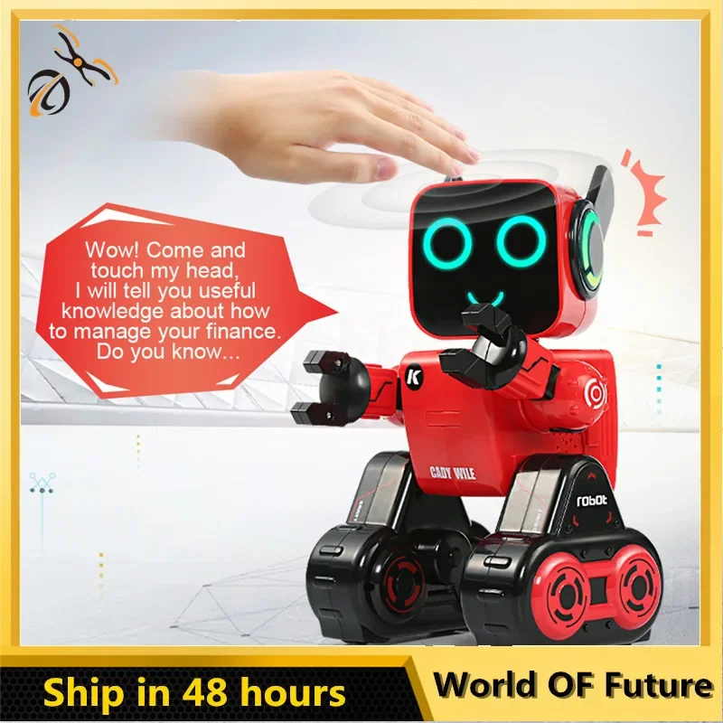 

R4 Smart Robot Intelligent Voice Conversation Programmable Singing Talking Interactive Robot RC Robot for Kids Educational Toy