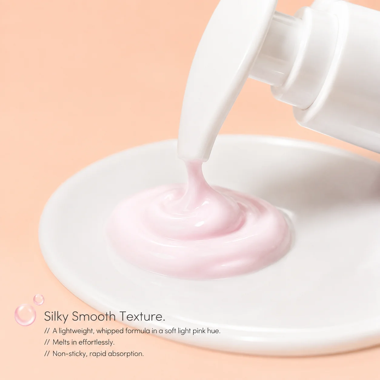 Hydrating Body Lotion with Peach Extract & Niacinamide, Long Lasting Peach Scent, Moisturizing, Fast Absorbing